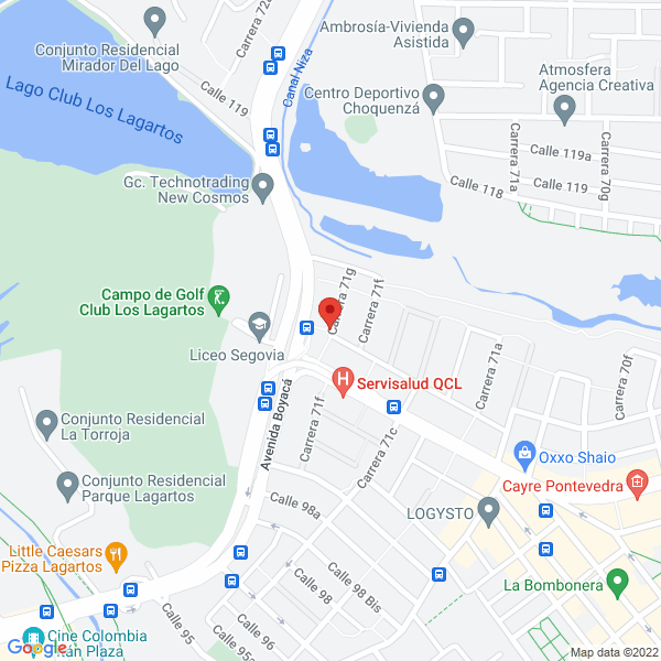 Mapa de Comercializadora Yago S.A.S.