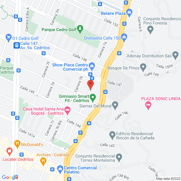Mapa de Autos Del Moral S.A.S.