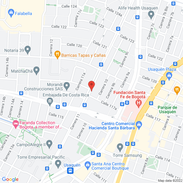 Mapa de Celebra Creando S.A.S.