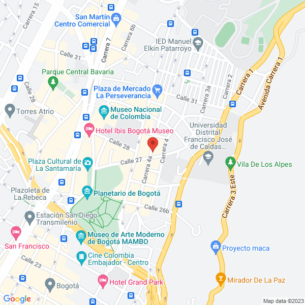 Mapa de Servicios Integrados Hoteles Y Restaurantes S.A.S.
