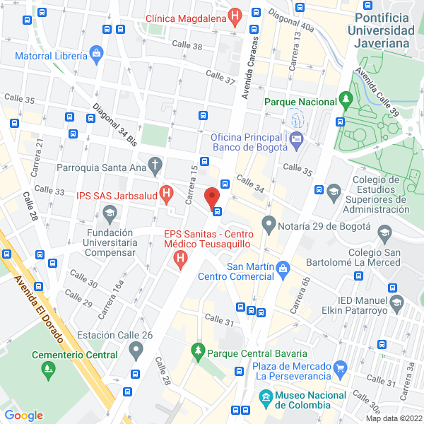 Mapa de Electroreg S.A.S.