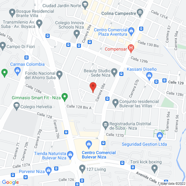 Mapa de Compañia Encanto S.A.S.