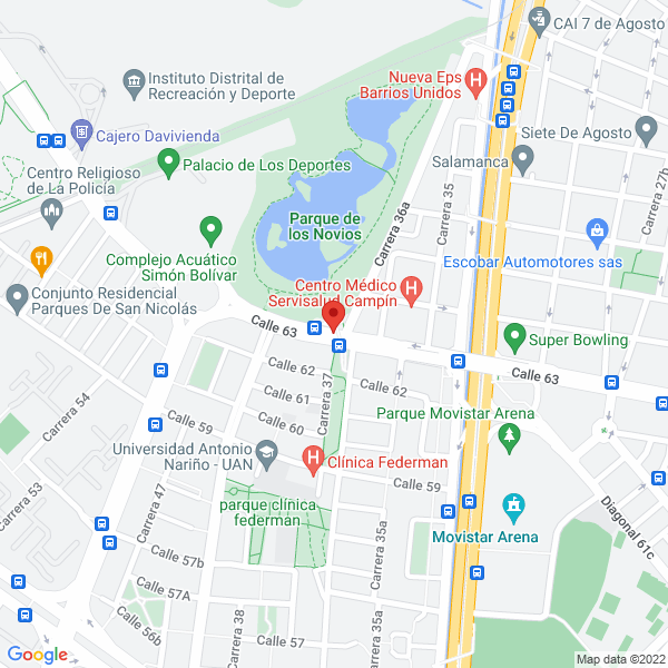 Mapa de Ingesic S.A.S.