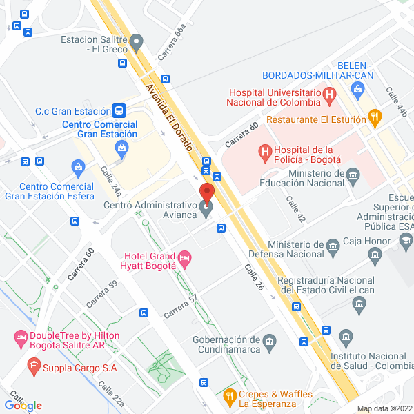 Mapa de Donaldson Colombia S.A.S.