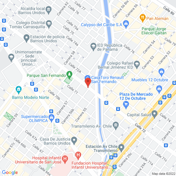 Mapa de Italiana De Llantas S. En C.
