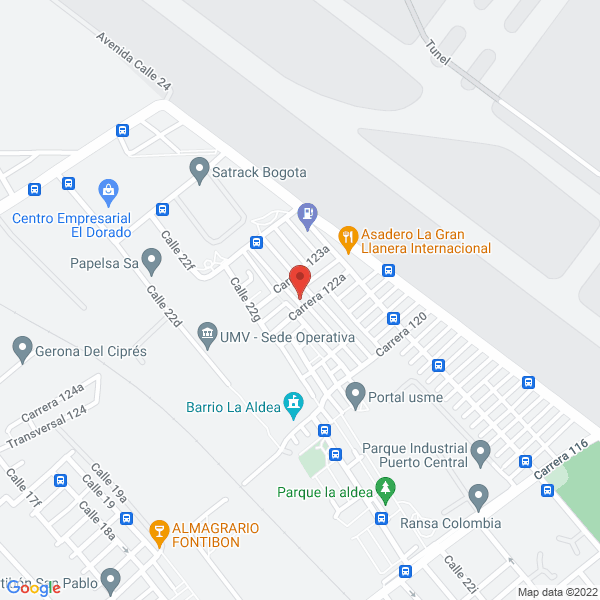 Mapa de Akaescolombia S.A.S.