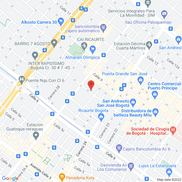Mapa de Ferretería Germán Trujillo Ltda.