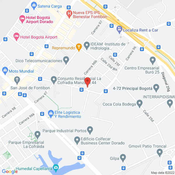 Mapa de Diagnosticentro Automotriz Ser S.A.S.