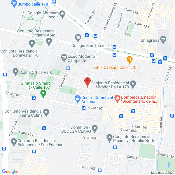 Mapa de Fusion Gourmet Dc Ltda.