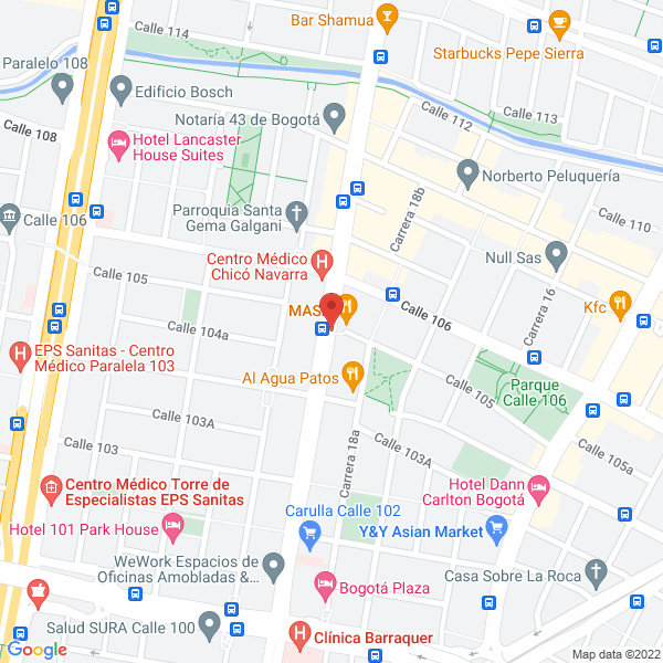 Mapa de Autocity Cars S.A.S.