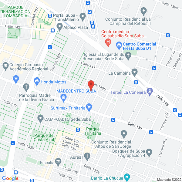 Mapa de Travel Network S.A.S.