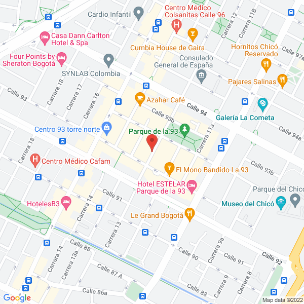 Mapa de Dental Partners América D.P.A S.A.S.