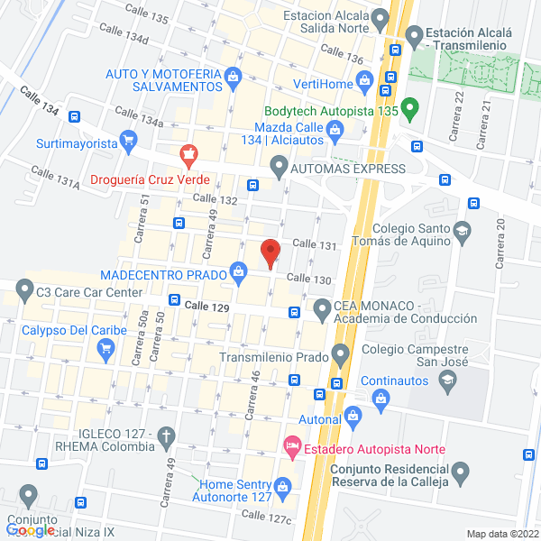 Mapa de Grupo Senkar S.A.S.