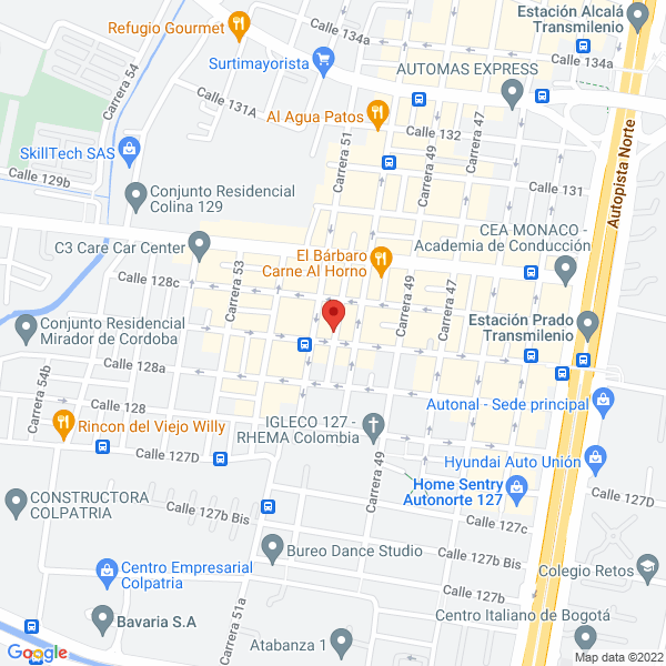Mapa de Condufluidos S.A.S.