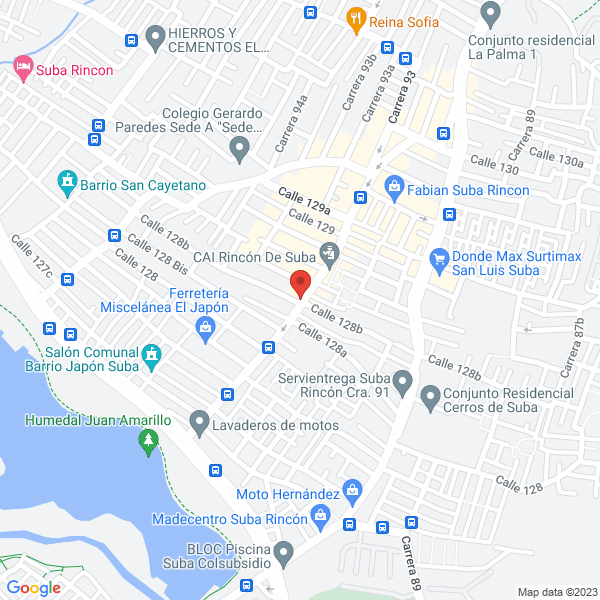 Mapa de Restaurante Chino 2 Mandarin Express Sociedad S.A.S.