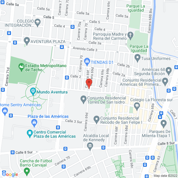 Mapa de Comercializadora Mr. Clean S.A.S.