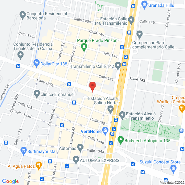 Mapa de Blue Solutions Corp S.A.S.