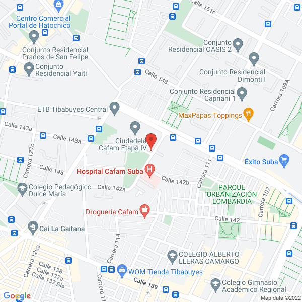 Mapa de Distribuciones J G L Ltda.