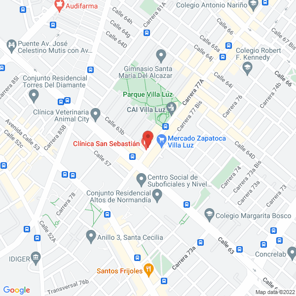 Mapa de Unidad Odontológica Andina Ltda.