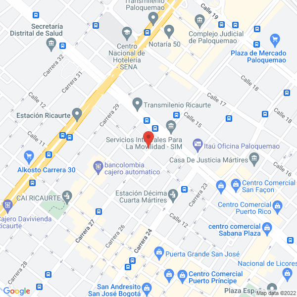 Mapa de Plasti Rimuebles S.A.S.