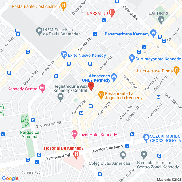 Mapa de Surtindustriales El Líder S.A.S.