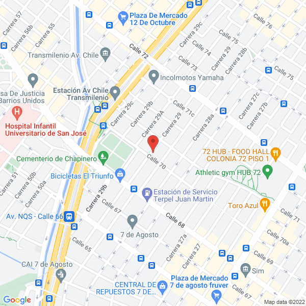 Mapa de Rep- Tecnicas Ltda.