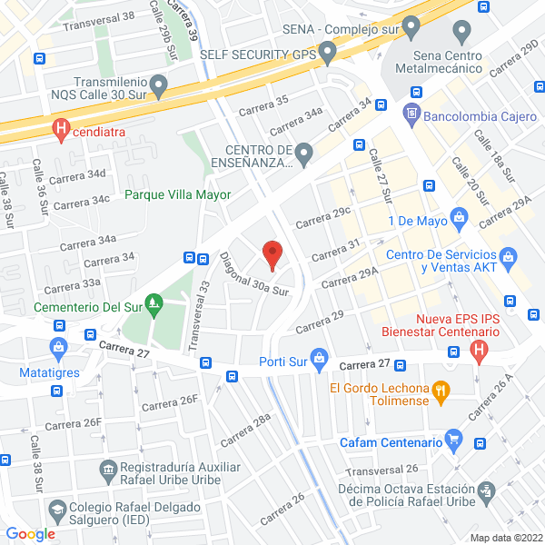Mapa de Servifluidos Hs S.A.S.