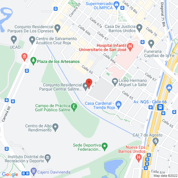 Mapa de Hand Technologies S.A.S.