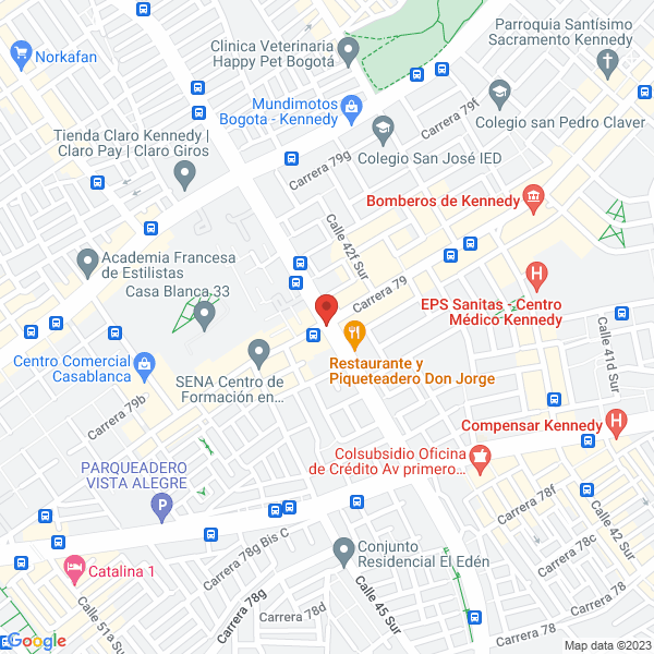 Mapa de Constructora Y Comercializadora Viva S.A.S.