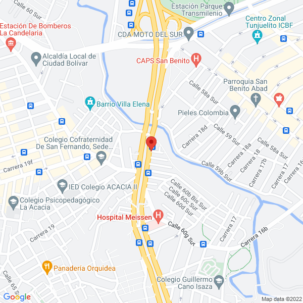 Mapa de Tecnicar Servicio Técnico S.A.S.