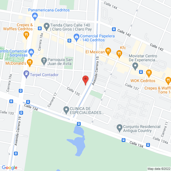 Mapa de Amaranto Gourmet S.A.S.
