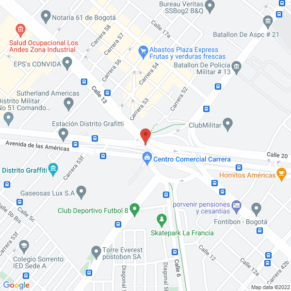 Mapa de Intercel H L S.A.S.