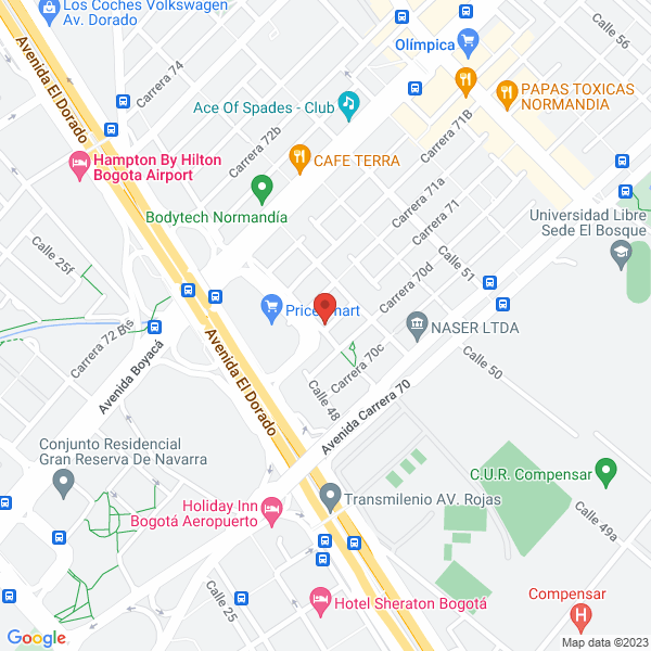 Mapa de Business Travel Club S.A.S.