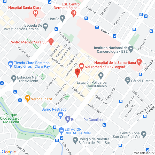 Mapa de Ferretería Y Eléctricos El Eden S.A.S.