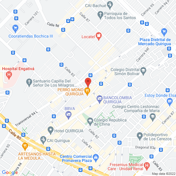Mapa de M&M Pesquera S.A.S.