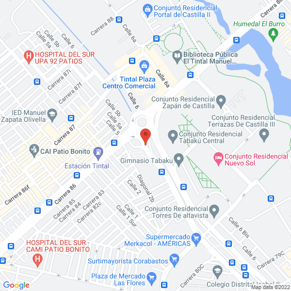 Mapa de Alfa21 S.A.S.