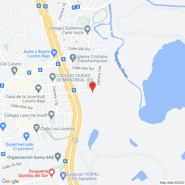Mapa de Colegio Vasco Núñez De Balboa E.U.