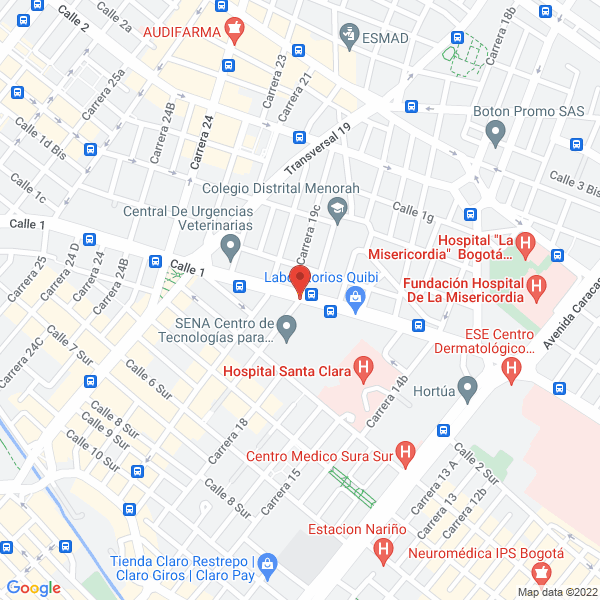 Mapa de Mas Repuestos Santafé S.A.S.
