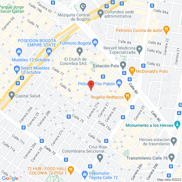 Mapa de Cymes Trading S.A.S.