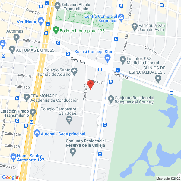 Mapa de Bosem E.U.