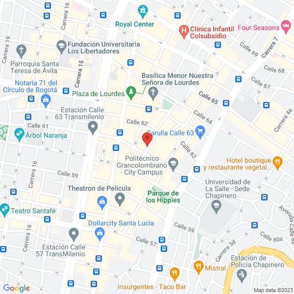 Mapa de Centro Integral De Servicios Despues Del Cole S.A.S.