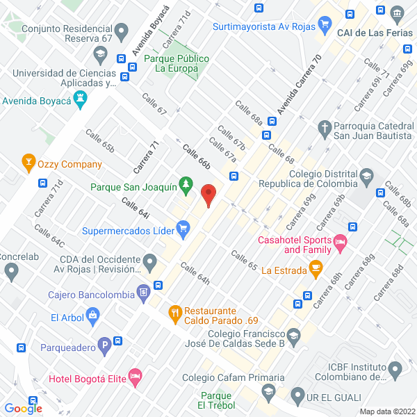 Mapa de Gyg Soluciones Integrales S.A.S.