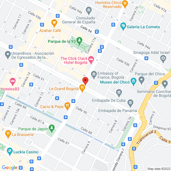 Mapa de Connection Marketing S.A.S