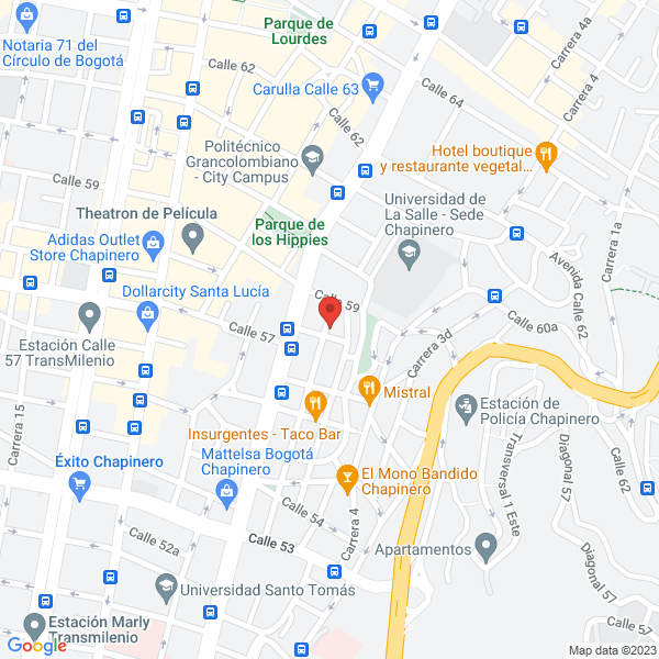 Mapa de Centro De Estimulacion Y Desarrollo Infantil Plop S.A.S.