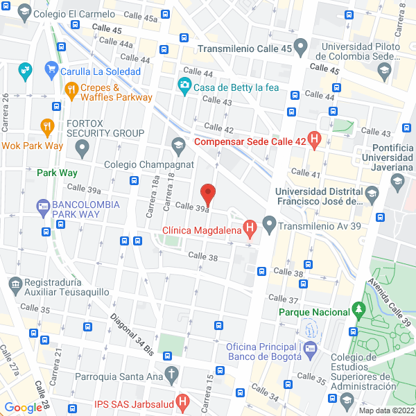 Mapa de Seinverso S.A.S.