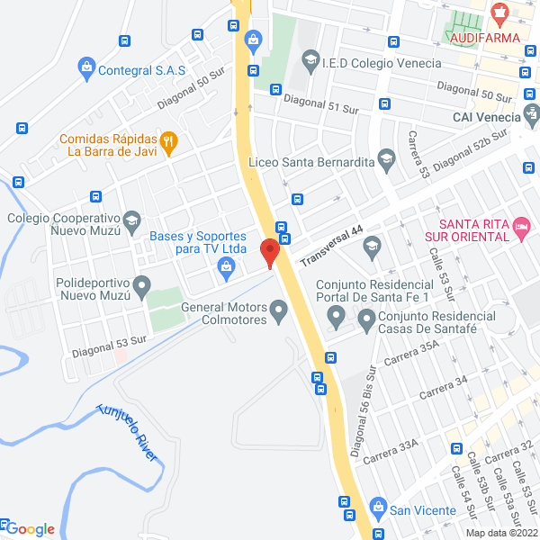 Mapa de Comercializadora Bks Ltda.