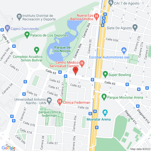 Mapa de Servimatic J E S.A.S