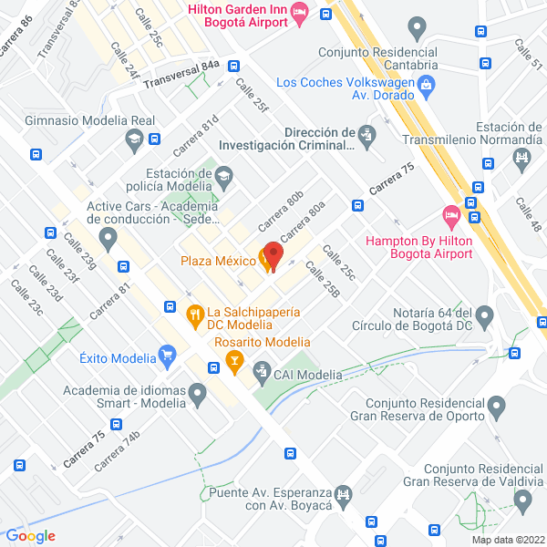 Mapa de Arepa Sky S.A.S.