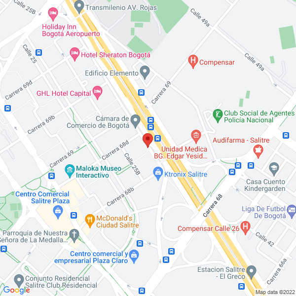 Mapa de Turismo Colombia Contacto E.U.
