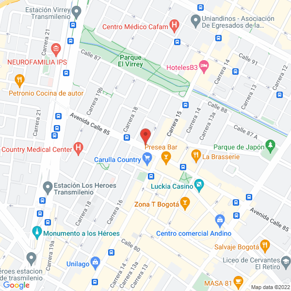 Mapa de Construares S.A.S.